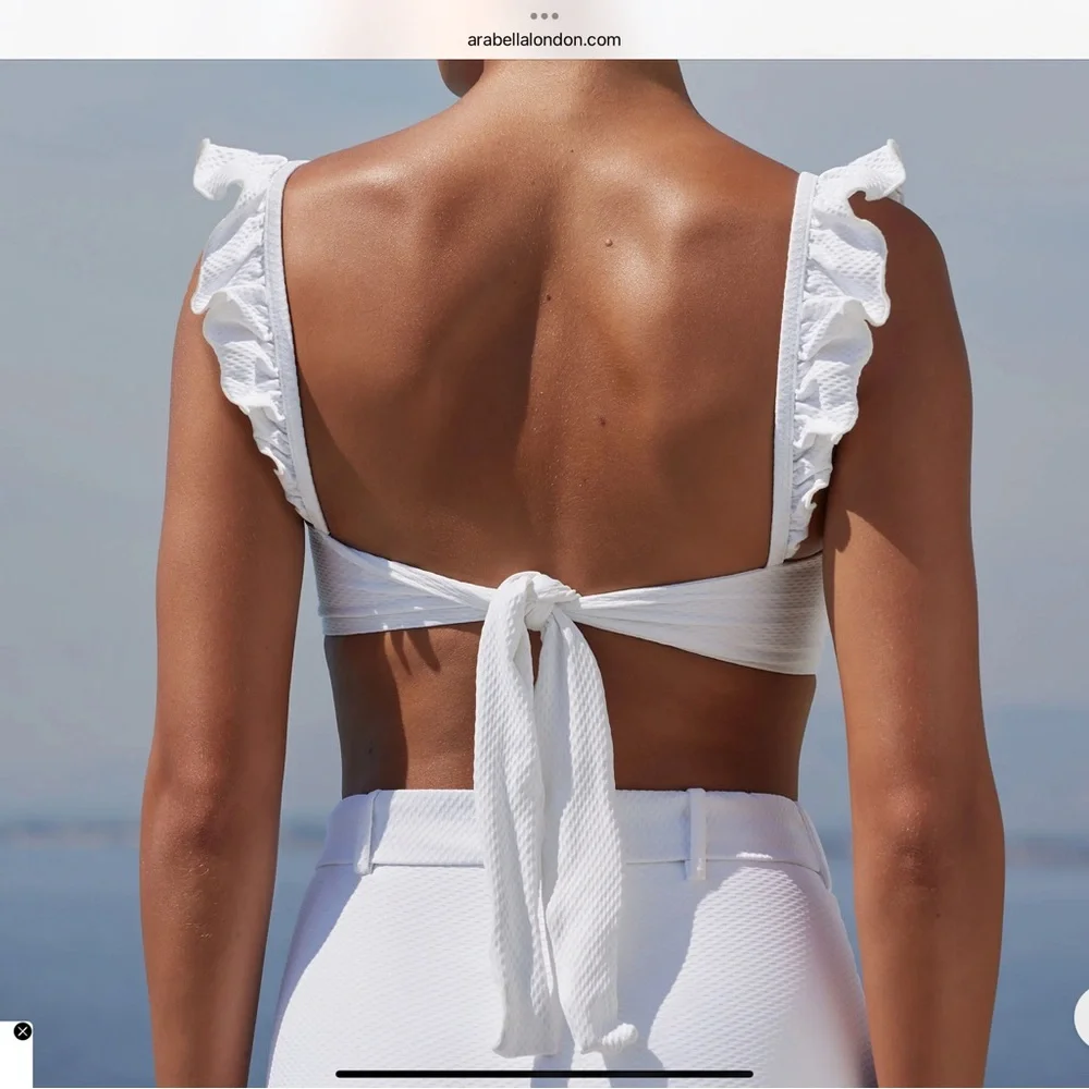 Yellow Ruffled Bikini Set - Picture 4 of 6